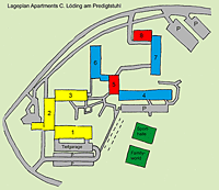 Lageplan Aparthotel Predigtstuhl in St. Englmar Bayern